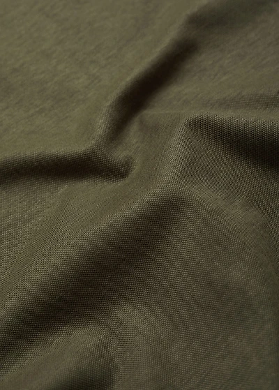 Straight-fit pants with elastic waist