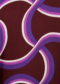 Shirt with abstract print