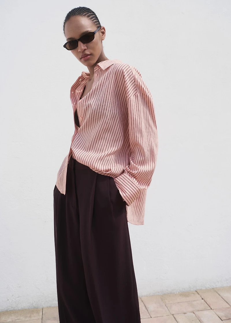 Oversize striped shirt