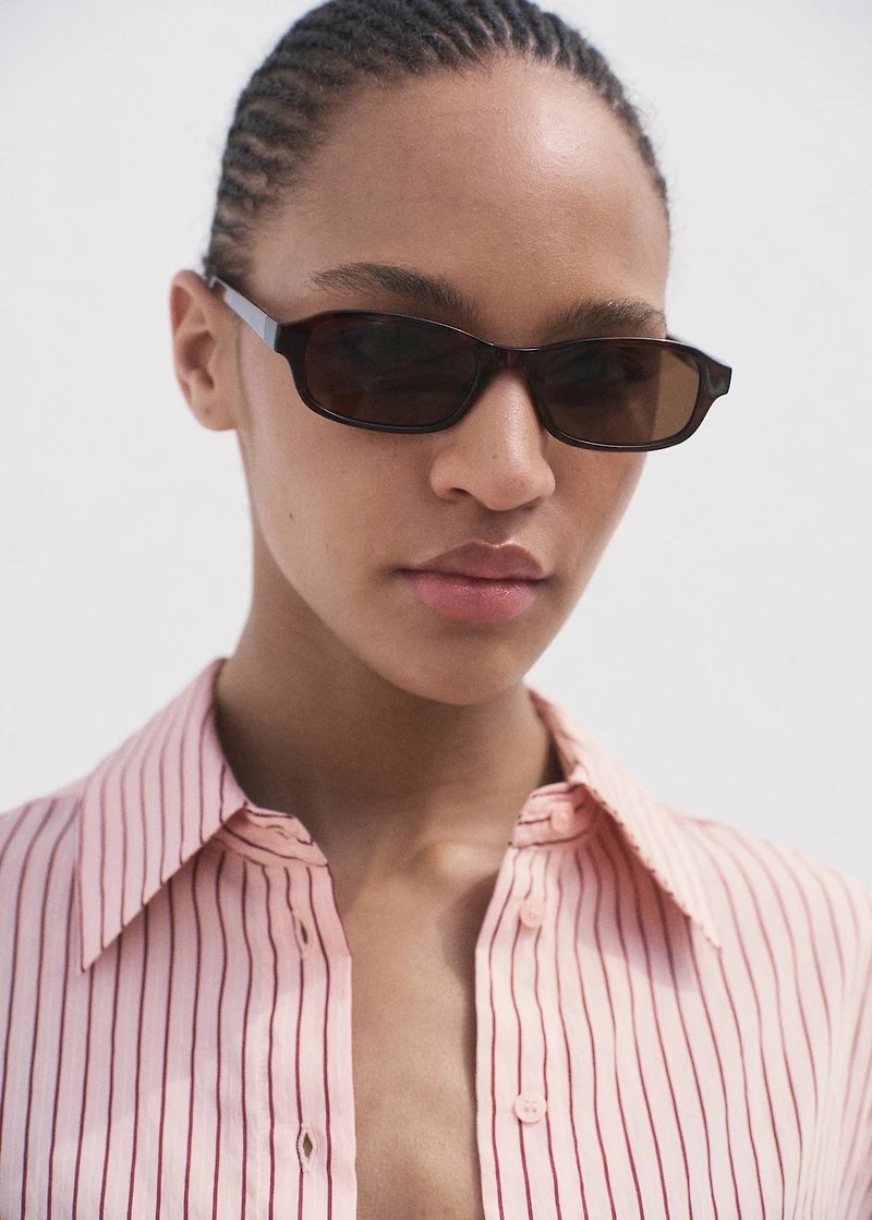 Oversize striped shirt