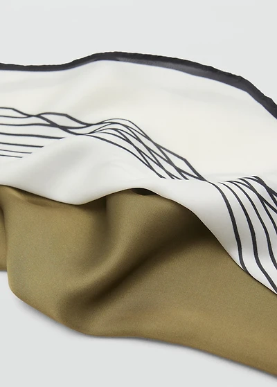 Set of 2 combined scarves