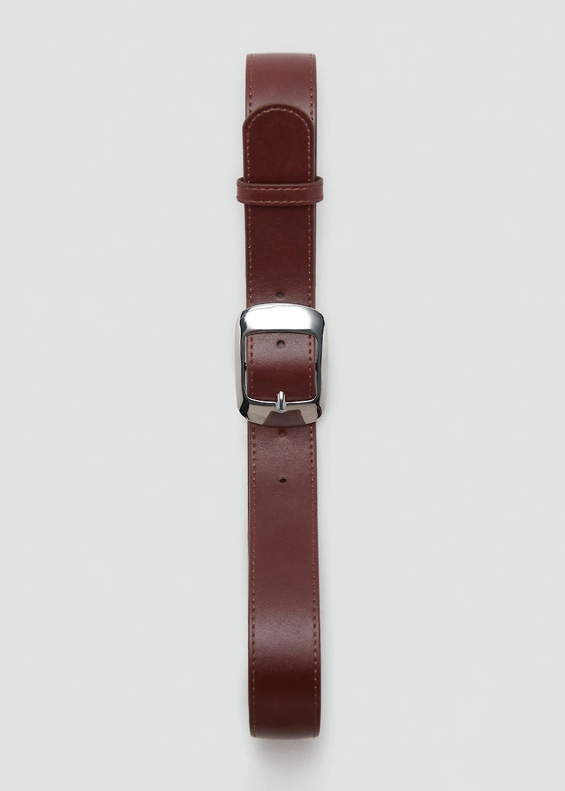 Square buckle belt