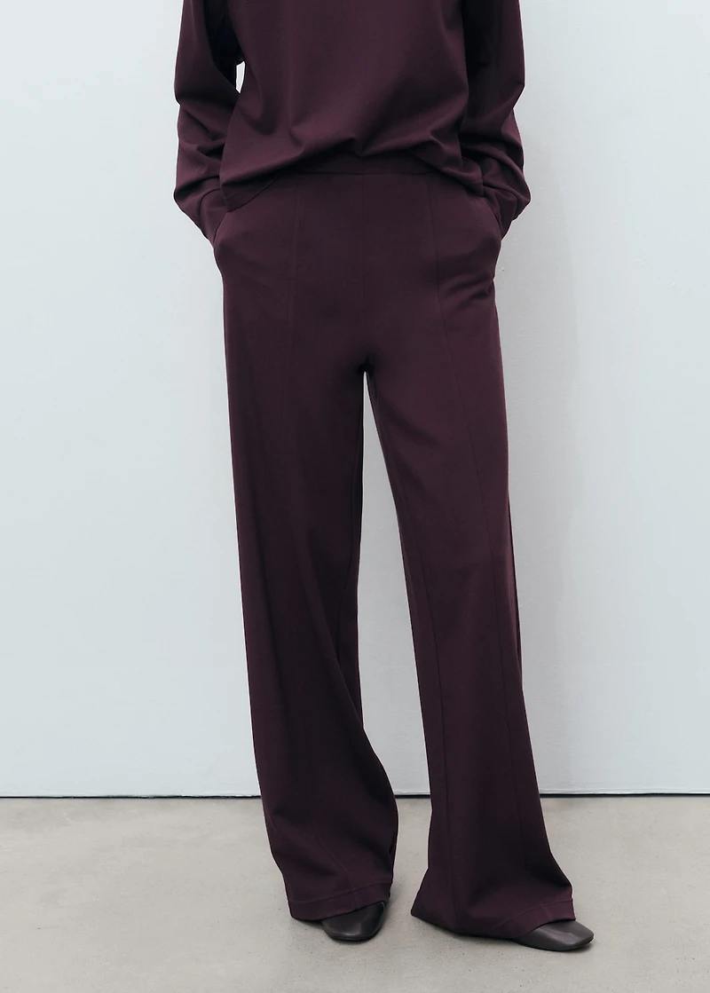 Jogger pants with elastic waist