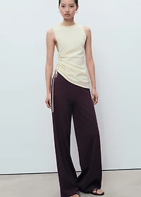 Jogger pants with elastic waist