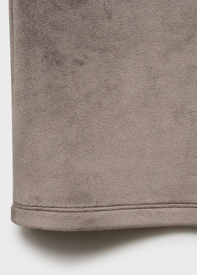 Soft-touch velour pants