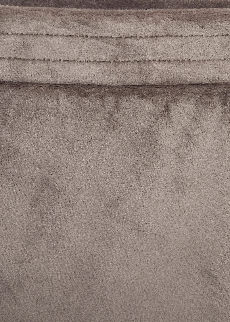 Soft-touch velour pants