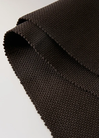 cotton placemat made from piqué-textured fabric