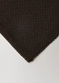 cotton placemat made from piqué-textured fabric