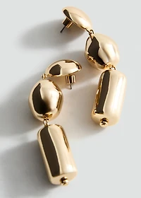 Metal pendants earrings