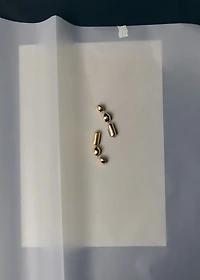 Metal pendants earrings