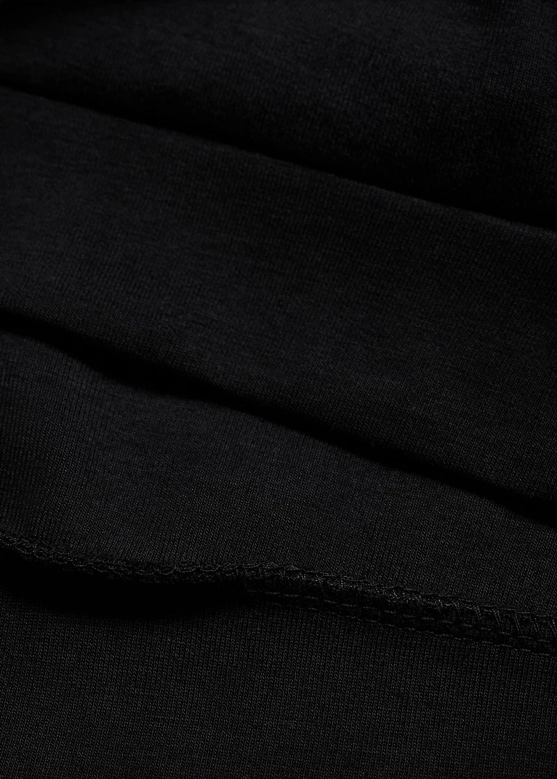 Interlocking cotton sweatshirt