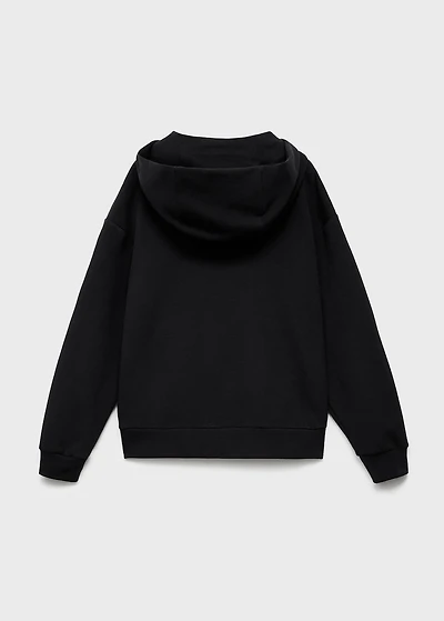 Interlocking cotton sweatshirt