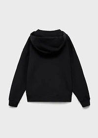 Interlocking cotton sweatshirt