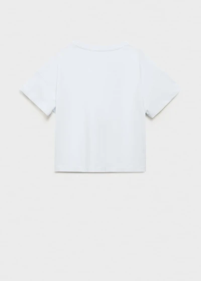 Embroidered short-sleeved t-shirt