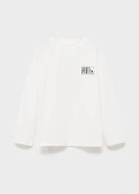 Printed long sleeve t-shirt