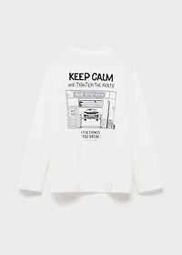 Printed long sleeve t-shirt