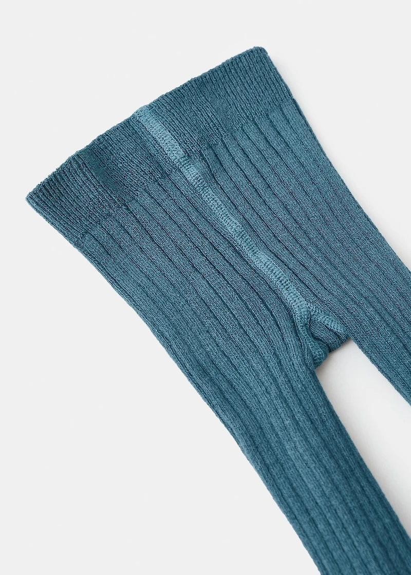 Ribbed tights