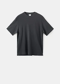 100% cotton relaxed-fit structured t-shirt