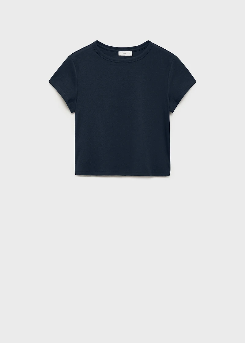 Essential cotton-blend T-shirt