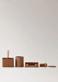 Rattan napkin holder