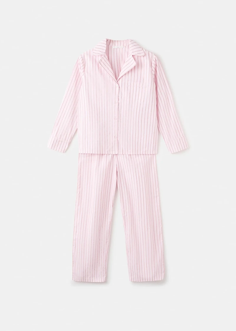 Striped long pyjamas
