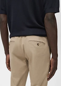 Barna slim-fit twill chino pants