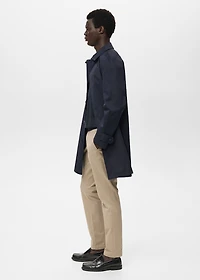 Barna slim-fit twill chino pants