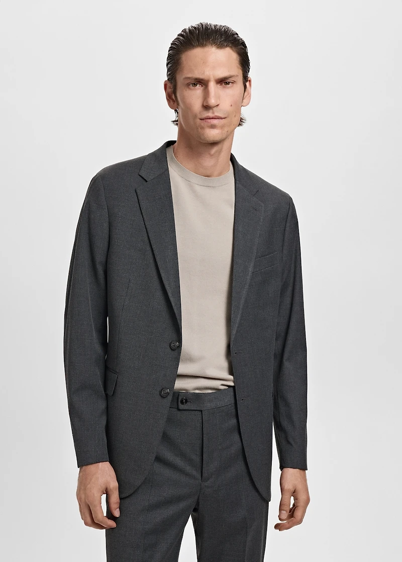 Milan slim-fit suit blazer