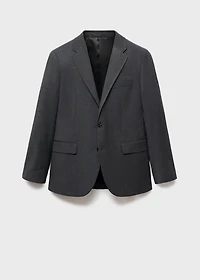 Milan slim-fit suit blazer
