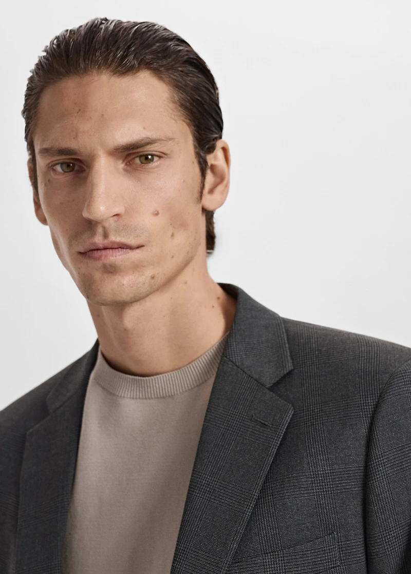 Milan slim-fit suit blazer