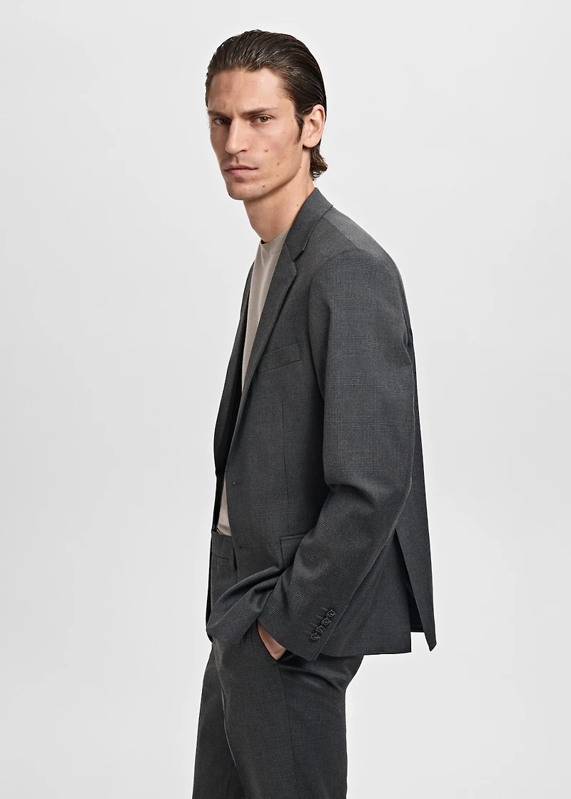 Milan slim-fit suit blazer