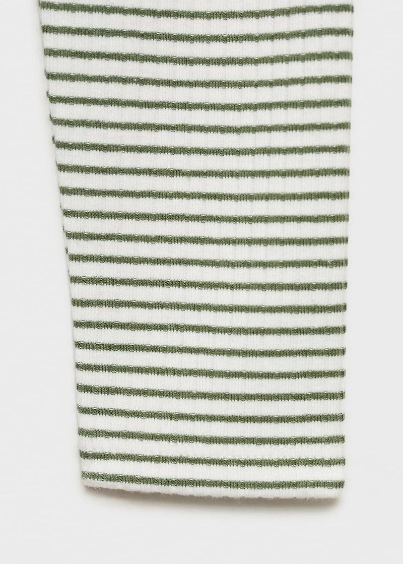 Striped cotton t-shirt