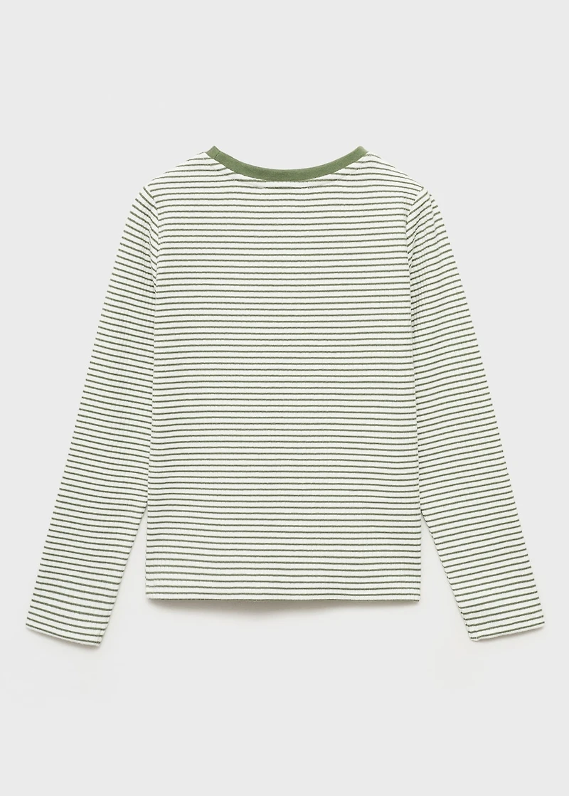 Striped cotton t-shirt