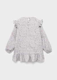 Printed cotton dress