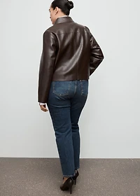 Mid-rise slim-fit jeans