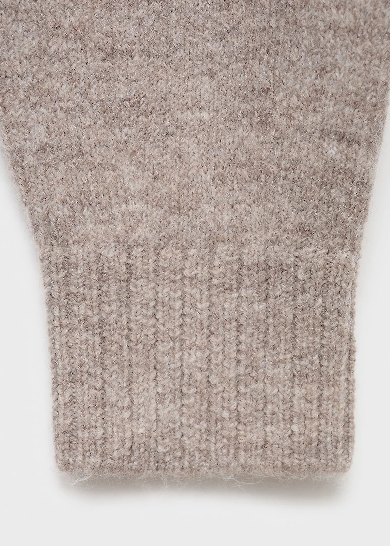 Knitted button cardigan