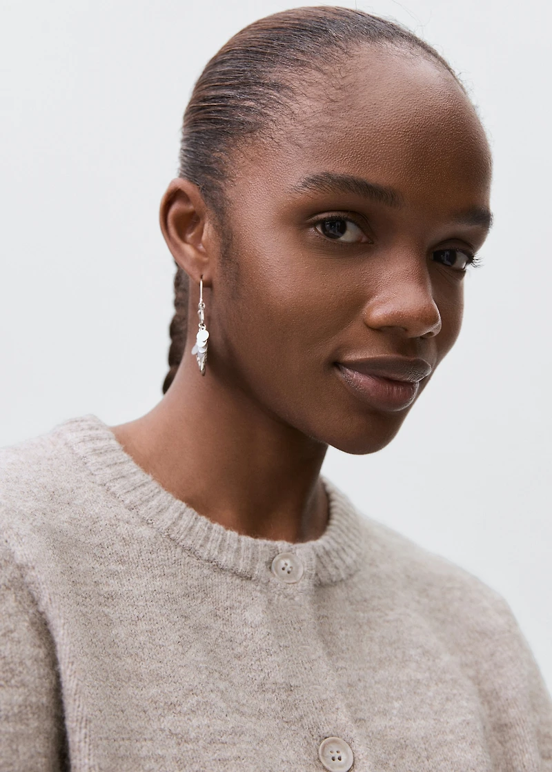 Knitted button cardigan