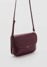 Crossbody bag with flap
