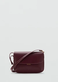 Crossbody bag with flap