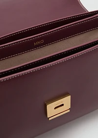 Crossbody bag with flap