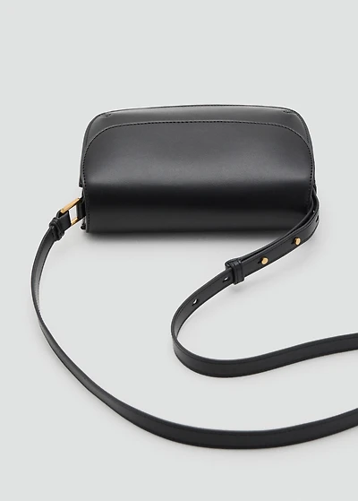 Crossbody bag with flap