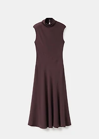 A-line turtleneck dress