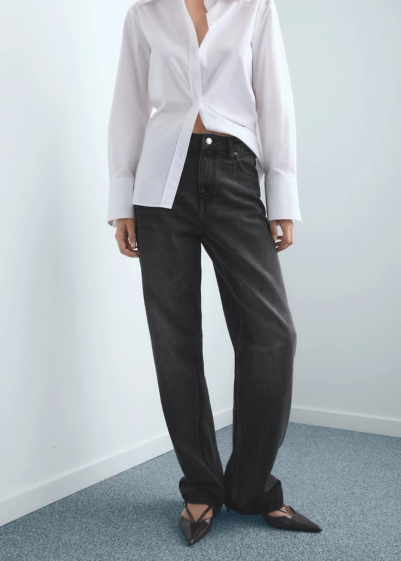 Miami medium-rise straight-fit jeans