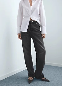 Miami medium-rise straight-fit jeans