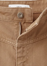 Wide-leg mid-rise loose-fit jeans