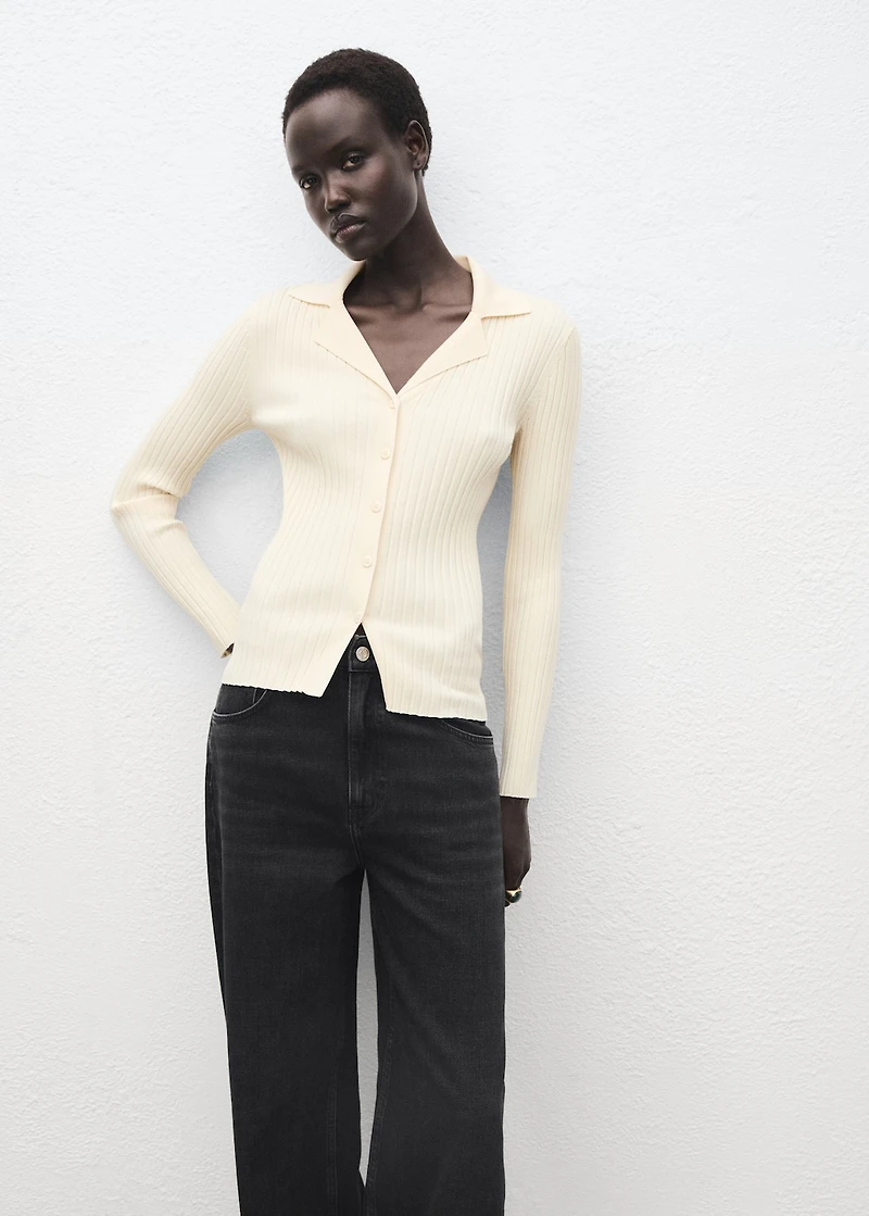 Mid-rise barrel jeans