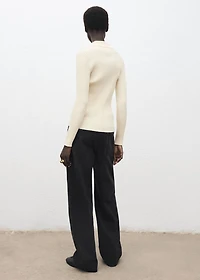 Mid-rise barrel jeans