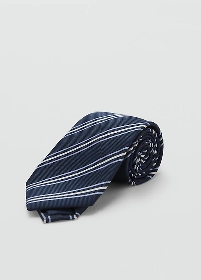 Striped tie