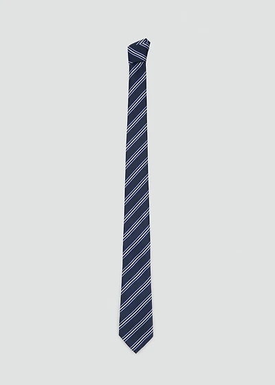 Striped tie