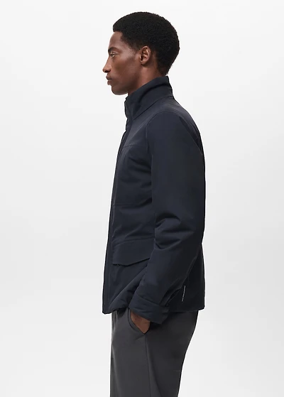 Waterproof jacket with Thermolite® padding